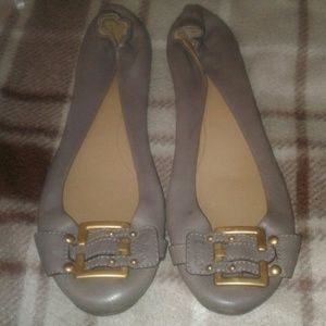 Chloe Taupe Flats